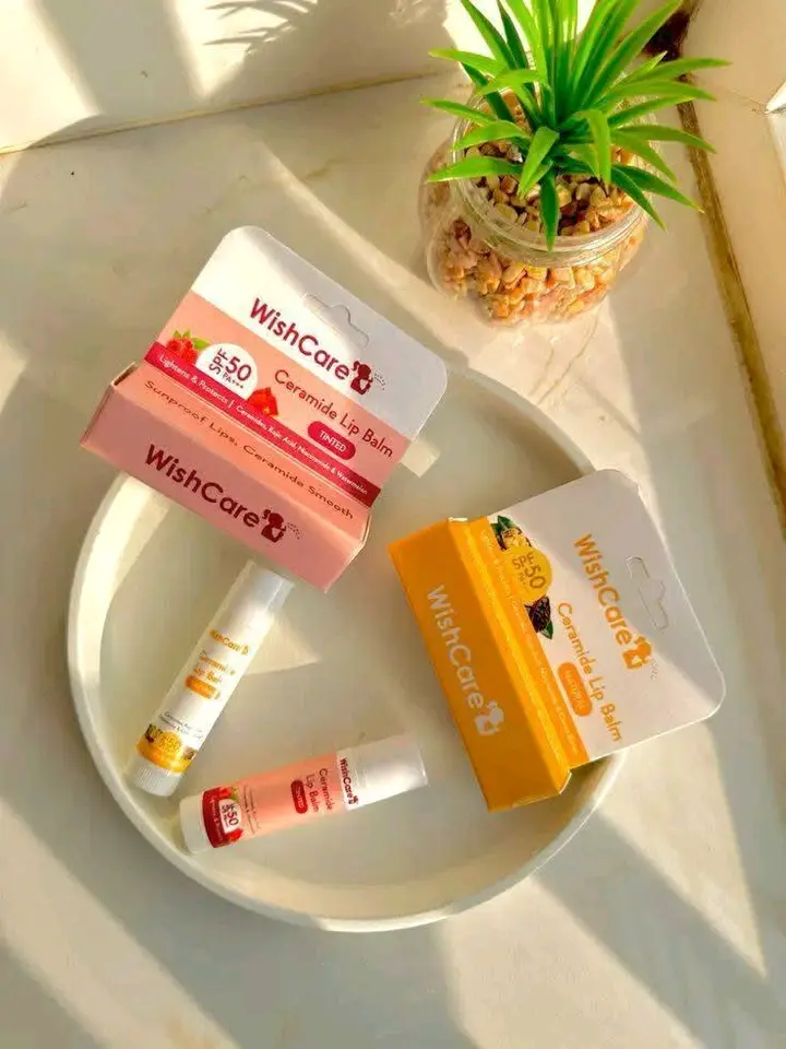 Picture of WishCare Ceramide Lip Balm Tinted/Natural With SPF 50 PA+++ 5gm