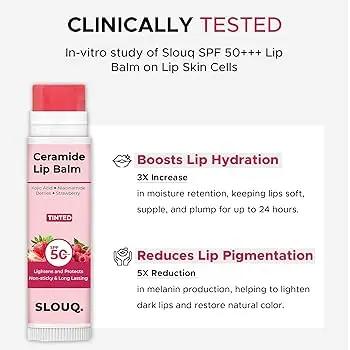 Picture of WishCare Ceramide Lip Balm Tinted/Natural With SPF 50 PA+++ 5gm