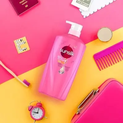 Picture of Sunsilk Smooth & Manageable Shampoo - 625ml (Thailand) - Pink