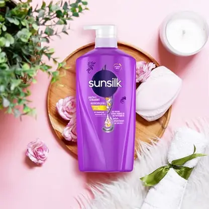 Picture of Sunsilk Perfect Straight Shampoo - 625ml (Thailand) - Purple