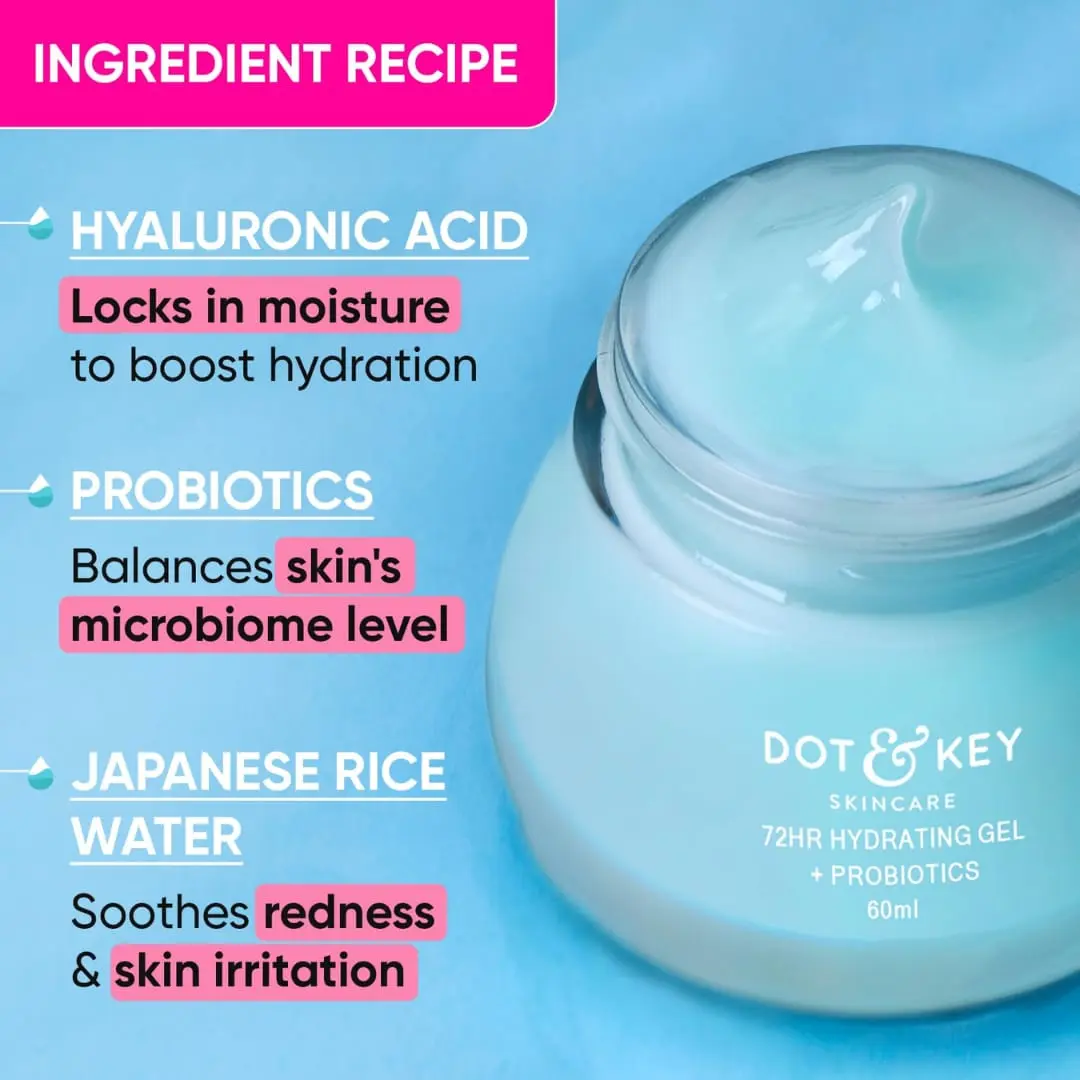 Picture of Dot & Key 72 hr hydrating gel moisturizer 15ml