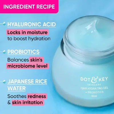 Picture of Dot & Key 72 hr hydrating gel moisturizer 15ml