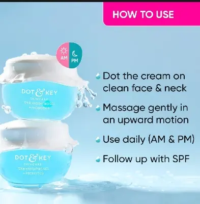 Picture of Dot & Key 72 hr hydrating gel moisturizer 15ml