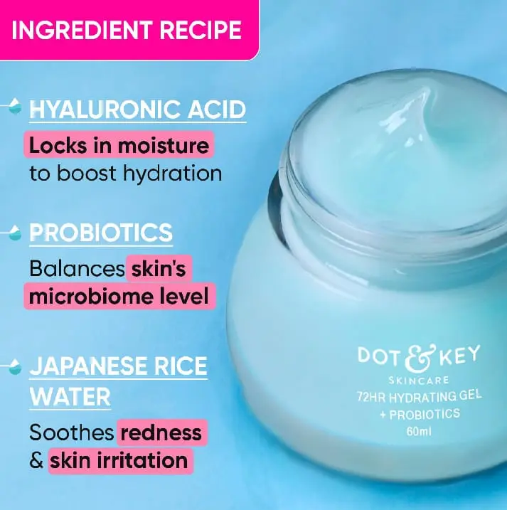 Picture of Dot & Key 72 hr hydrating gel moisturizer 15ml