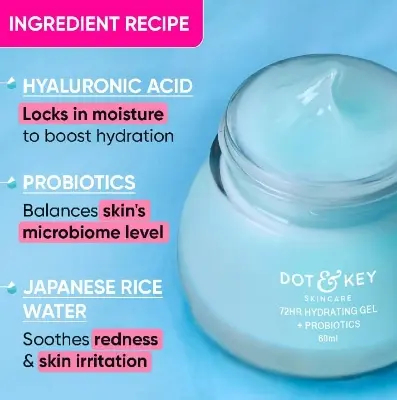 Picture of Dot & Key 72 hr hydrating gel moisturizer 15ml