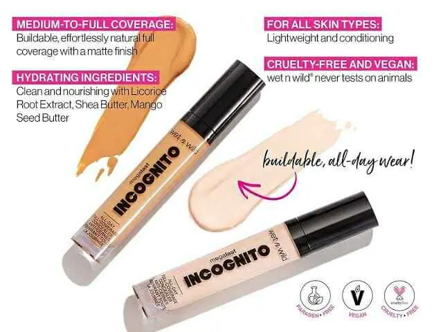 Picture of Wet n Wild Megalast INCOGNITO All Day Full Coverage Concealer