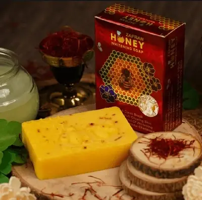Picture of Mall Zafran Honey Brightenign Soap Authentic
and original - 100gm