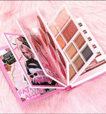 Picture of ROMCOM All in One Makeup Pallet Eyeshadow Palette Blusher Pallet Concealer Pallet highlighter Pallet Matte Lipstick Set