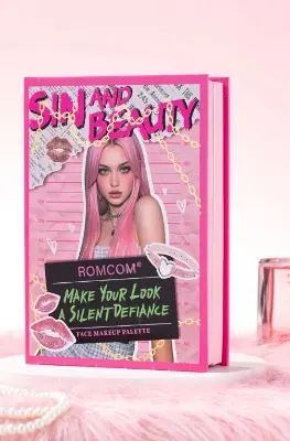 Picture of ROMCOM All in One Makeup Pallet Eyeshadow Palette Blusher Pallet Concealer Pallet highlighter Pallet Matte Lipstick Set