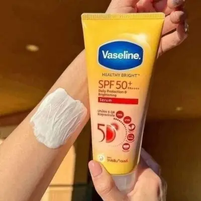Picture of Vaseline Healthy Bright SPF 50+ Daily Protection Brightening Serum - 170ml - White
