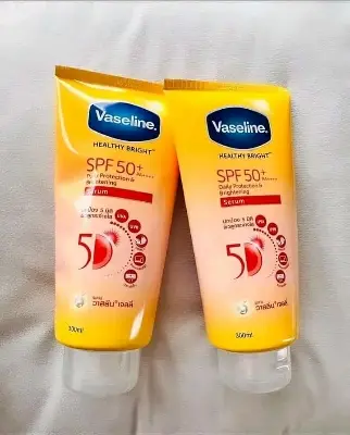Picture of Vaseline Healthy Bright SPF 50+ Daily Protection Brightening Serum - 170ml - White