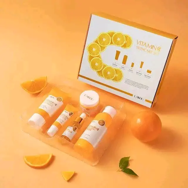 Picture of Laikou Vitamin C 5pcs Skin Brightening Set - Orange