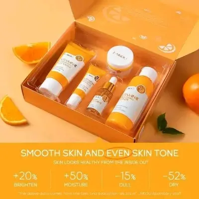 Picture of Laikou Vitamin C 5pcs Skin Brightening Set - Orange