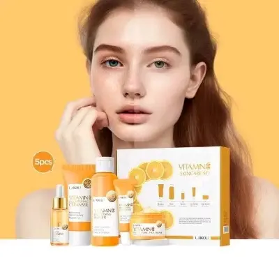 Picture of Laikou Vitamin C 5pcs Skin Brightening Set - Orange