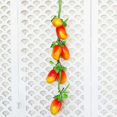 Picture of Fake Mango, Artificial Fruits Foam Mangoes Highly Simulated Lifelike for House Kitchen Party Pub Decoration Cabinet Ornament - Multicolor
