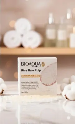 Picture of BIOAQUA Rice Raw Pulp Whitening Body Cream - 300gm