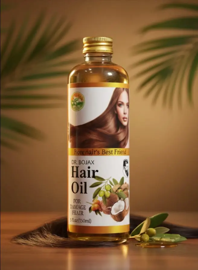 Picture of Dr Bojax Hair Oil For Damage Hair