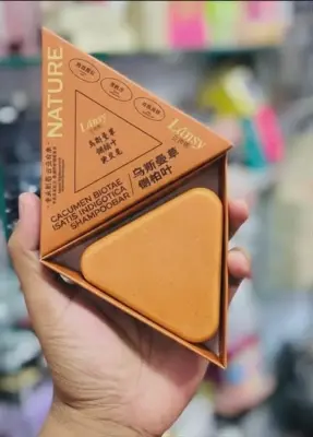 Picture of Nature Shampoo Bar for Soft Silky Shiny Smooth Dandruff free long hair - Orange