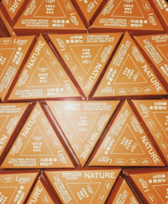 Picture of Nature Shampoo Bar for Soft Silky Shiny Smooth Dandruff free long hair - Orange