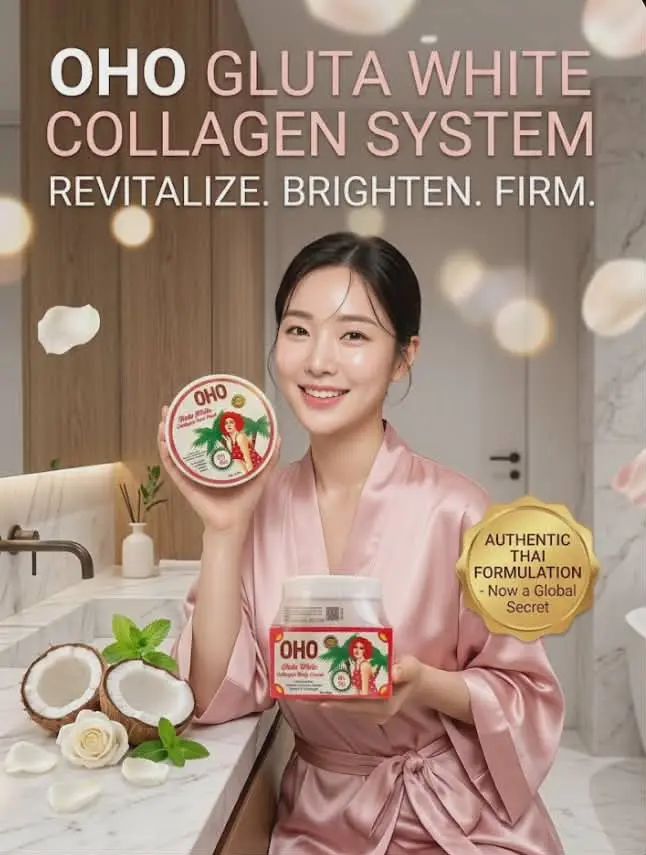 Picture of OHO Gluta White Collagen Body Cream & Face Pack - 300gm & 250gm