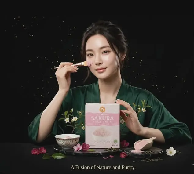 Picture of Sakura Face Pack for Soft & Glowing Skin - 50gm