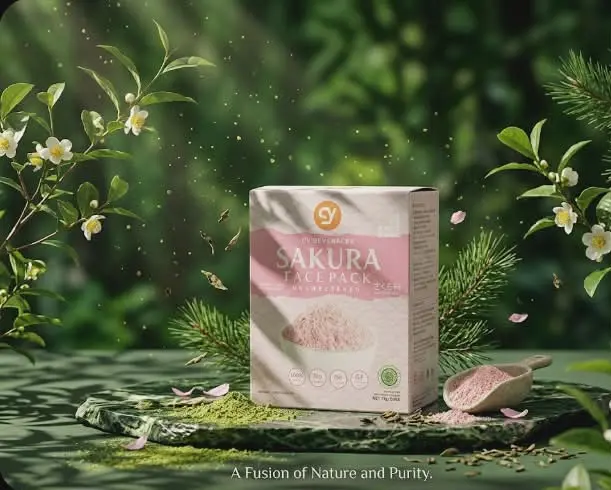 Picture of Sakura Face Pack for Soft & Glowing Skin - 50gm