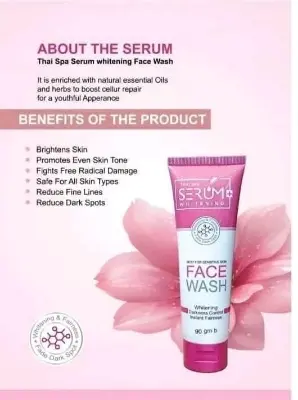 Picture of THAI SPA SERUME WHITENING Face Wash 50ml - White