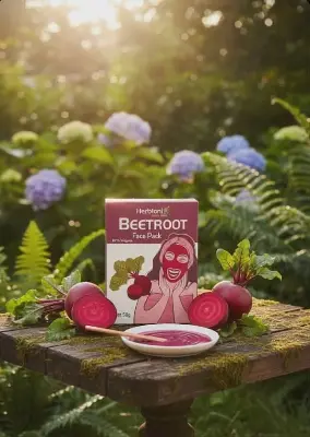 Picture of HERBTONI Beetroot Face Pack - 50gm