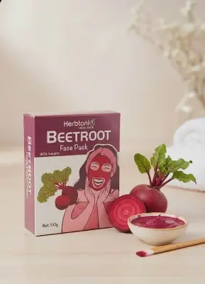 Picture of HERBTONI Beetroot Face Pack - 50gm