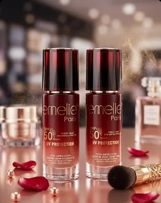 Picture of Original Emelie Paris SPF 50+ PA+++ Long Lasting Matte Finish Full Coverage Foundation