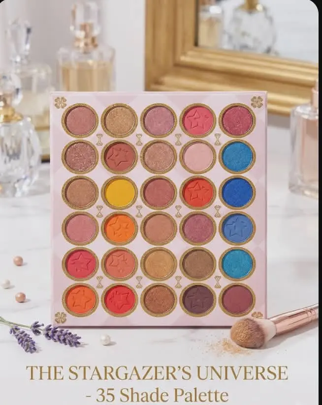 Picture of Miundo 72Colors Eyeshadow Pallet | Matte Eyeshadow | Shimmer Eyeshadow | Blush | Contour