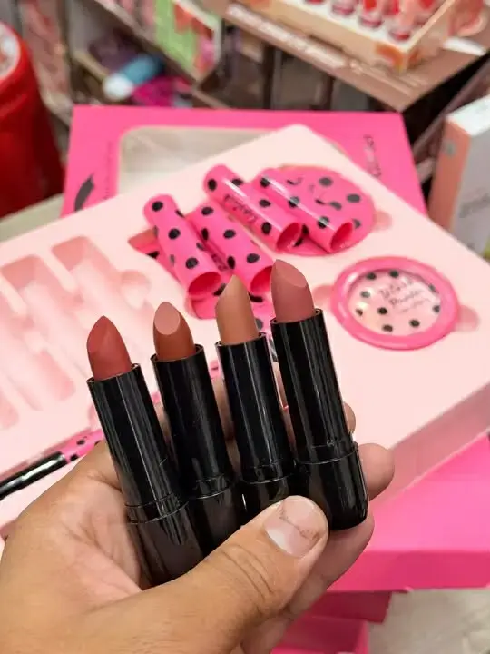 Picture of Hang Fang 10pcs Pink Makeup Combo Set