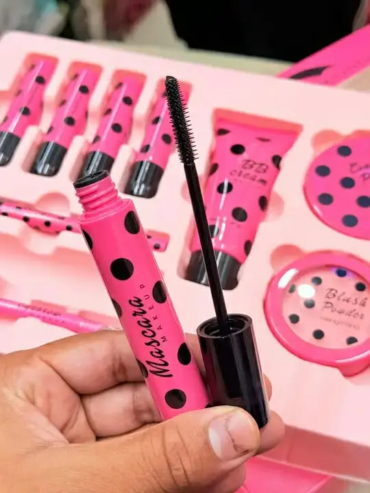 Picture of Hang Fang 10pcs Pink Makeup Combo Set