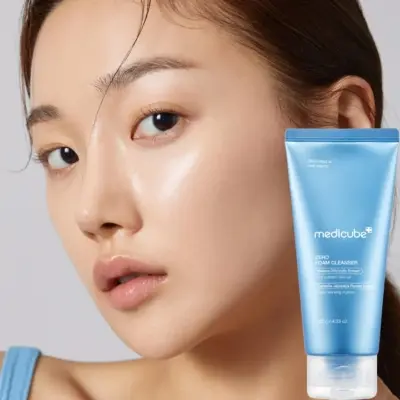 Picture of Medicube Zero Pore SA Clear Capsule Cleansing Foam-120gm - Blue