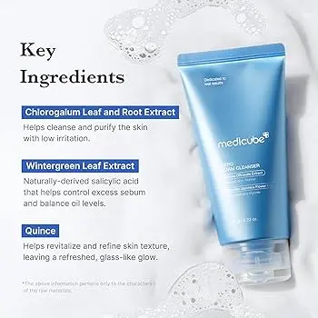 Picture of Medicube Zero Pore SA Clear Capsule Cleansing Foam-120gm - Blue