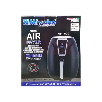 Picture of Miyako Digital Electric Air Fryer – AF-620 (2.5 L)