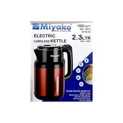 Picture of Miyako 2.3 Liter Electric Kettle – Model MJK-2401 Premium Quality