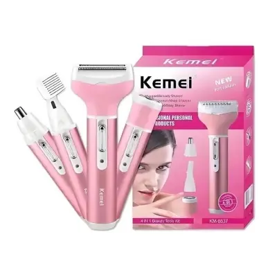 Picture of Kemei KM-6637 4-in-1 Multi-Functional Grooming Shaver Women