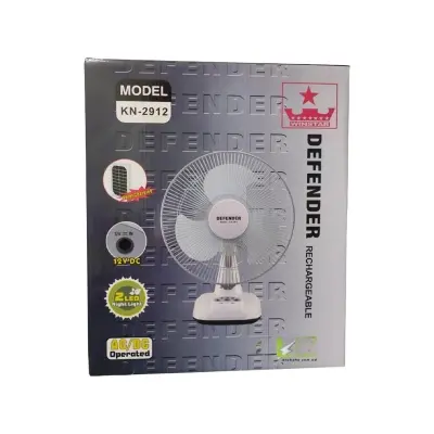 Picture of Defender KTH| KN| DF-2912 12" (Same) AC/DC rechargeable charger fan