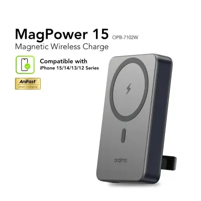 Picture of Oraimo 10000 mAh Wireless Power Bank (MagPower 15, model OPB-7102W):