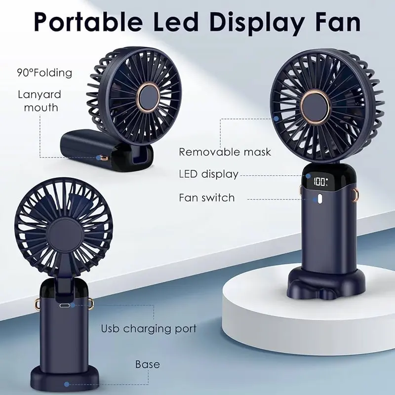 Picture of Portable Rechargeable Mini Hand/Desk Fan