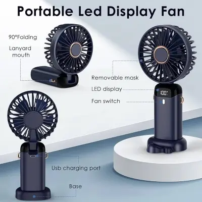 Picture of Portable Rechargeable Mini Hand/Desk Fan