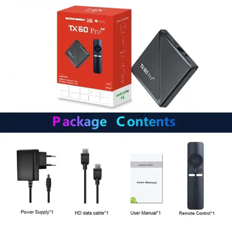 Picture of TX60 Pro Android TV Box with Voice Control