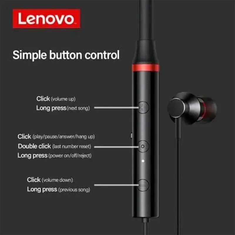 Picture of Lenovo HE05X (original) Bluetooth Neckband