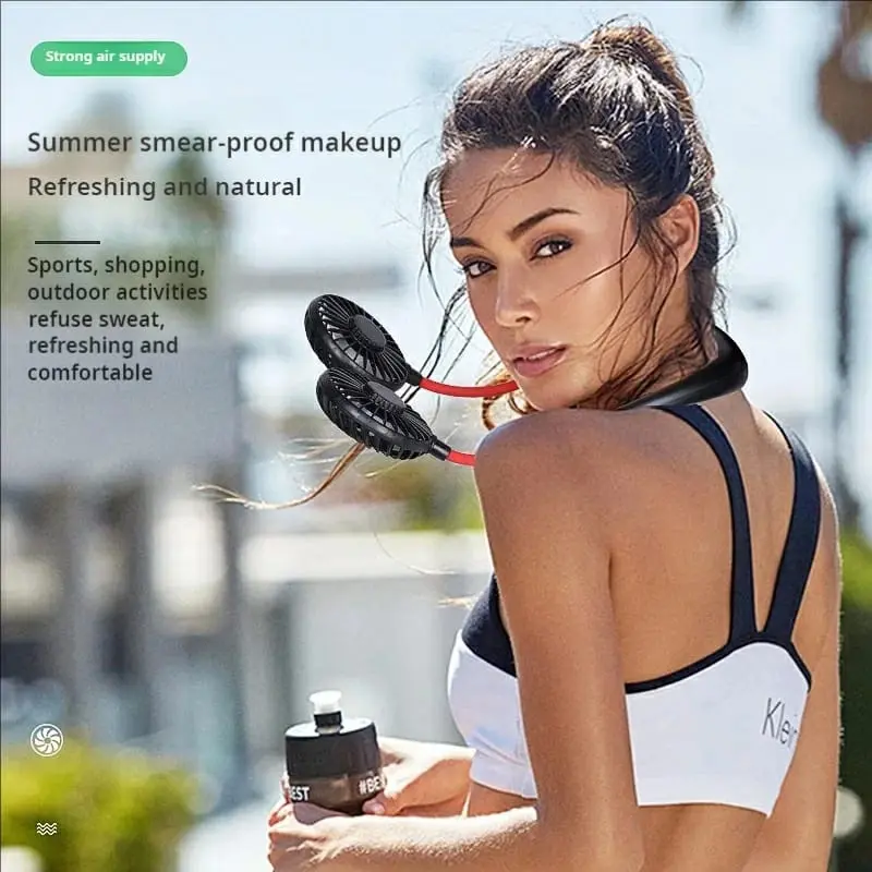 Picture of Neck Fan Wearable Rechargeable Fan