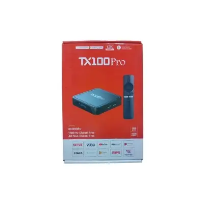 Picture of TX100 Pro Android TV Box with Voice Control and Display