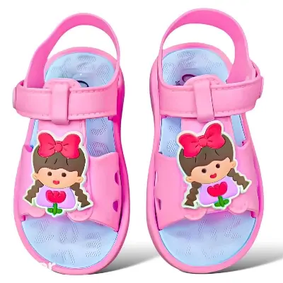 Picture of Children's Sandals Boys and Girls  New Cartoon Anti Slip Soft Bottom Casual Beach Shoes Kids Comfortable Indoor Slippers For boys and girls Toddler beach sandal cute Boys girls cartoon kids