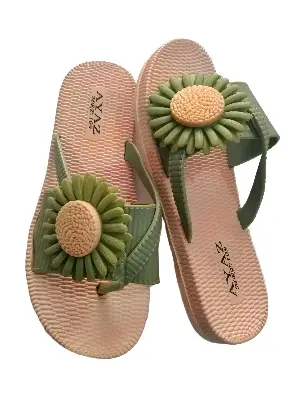 Picture of Womens Viral Flat Regular China Shoes 2024 New Fashionable Ladies Flat Slipper Sandals New Premium Sandal for Girls | Trending Slippers For woman