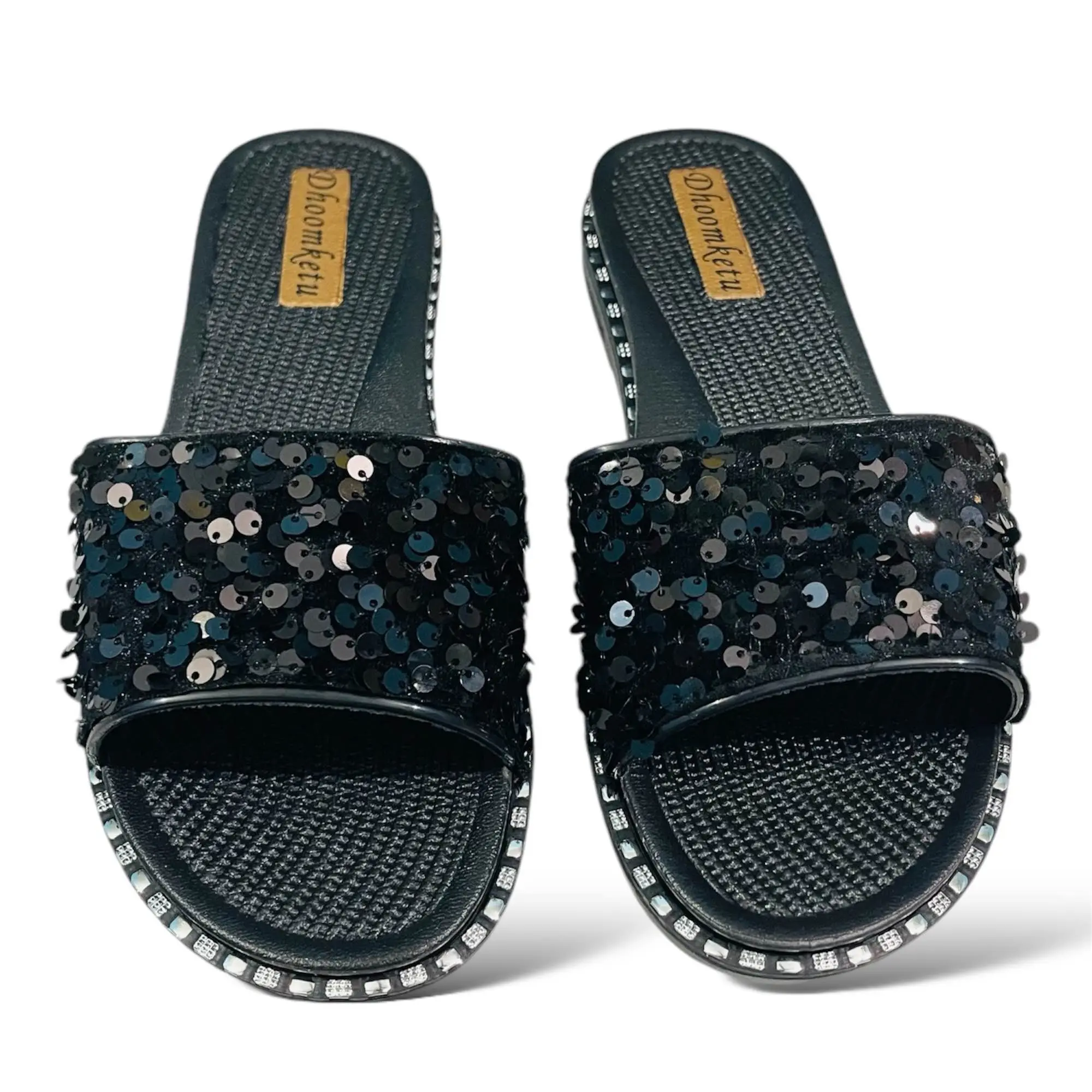 Picture of Girls' Room Slippers - Non-Slip Rubber Flats for Casual Indoor Use