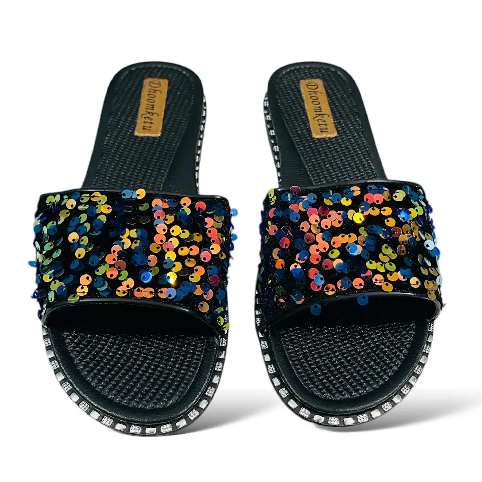 Picture of Girls' Room Slippers - Non-Slip Rubber Flats for Casual Indoor Use